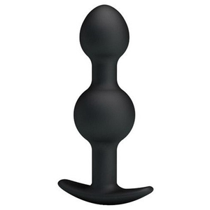 Comparateur de prix : Pretty Love Anal Balls Silicone Stimulation Spécial 10.3 Cm - Noir 1pc