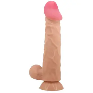 Gode Réaliste à Ventouse Sliding Skin 24cm   Plaisir Multi-Orgasmique pas cher
