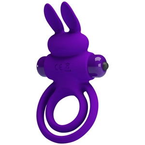 Comparateur de prix : Pretty Love - Anneau pénien rabbit vibrant - Violet
