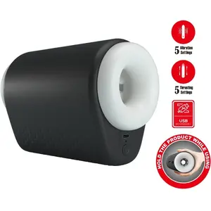 Comparateur de prix : Masturbateur pour Homme DJ Girl avec Vibration 5 Réglages Noir