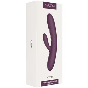 Comparateur de prix : Svakom Avery Powerful Thrusting Vibrator Strawberry Pink 1ut