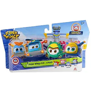 Figurines SW Super Pets - Pack x4 - Golden Boy/Jerome/Dino Tino/Shine pas cher