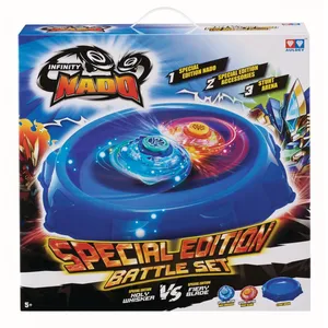 Comparateur de prix : Auldey Toys Infinity Nado - Set Arène De Combat Battle Set + 2 Toupies