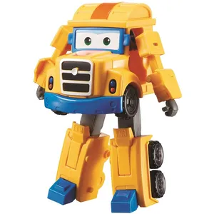 Figurine articulée Super Wings Transforming Poppa Wheel 12 cm pas cher