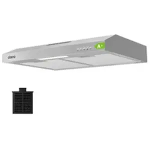 Comparateur de prix : CIARRA Hotte de cuisine casquette 60cm 220m³/h Inox 3 Vitesses Eclairage LED