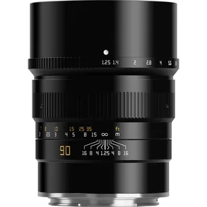 TTArtisan Lentille à Corps métallique F/1.25 90 mm Compatible avec Monture Hasselblad X1D Noir pas cher