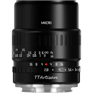 TTArtisan Objectif Macro F2.8 40 mm en métal Compatible avec Monture Fuji X   Noir