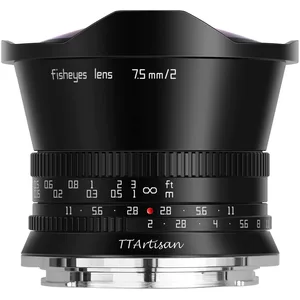 TTArtisan APS-C 7.5mm F/2.0 MFT noir pas cher