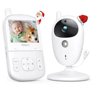 Babyphone Yoton YB04 - Vidéo avec Moniteur pour Bébé - Écran 2,4 Pouce...Vendu parcdiscount