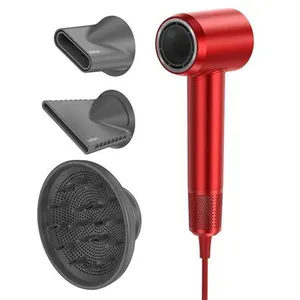 Sèche-cheveux Laifen Swift - Haute vitesse et séchage rapide 1600W & 110,000RPM - Rouge pas cher