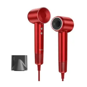 LAIFEN Sèche-cheveux SWIFT Haute vitesse et Séchage rapide - 1600W/110,000RPM - 3 Vitesses - Rouge - 1.8m pas cher