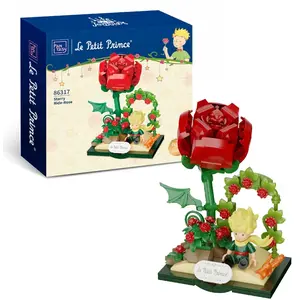 Comparateur de prix : PAN TASY Set Construction Figurine Pantasy Le Petit Prince avec Renard et Rose (86317)