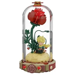 PANTASY Le Petit Prince - Jeu de construction Eternity Series The Only Rose 22 cm pas cher
