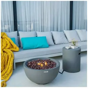Brasero à gaz Modeno nantucket pour extérieur, Brasero en béton gfrc, ... pas cher