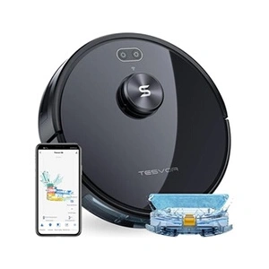 Robot aspirateur et laveur connecté S6 - TesvorVendu parkaufland