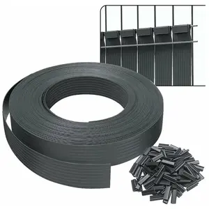 Comparateur de prix : VOUNOT Kit de lamelles occultantes PVC brise vue 75m x 4.7cm avec 150 ...