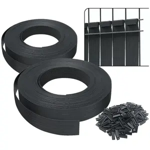 Comparateur de prix : VOUNOT Kit de lamelles occultantes PVC brise vue 150m x 4.7cm avec 300...