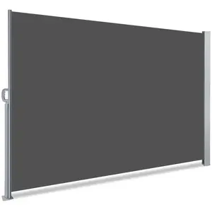Comparateur de prix : Paravent rétractable VOUNOT avec housse de protection 160x300cm Gris