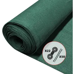 Comparateur de prix : VOUNOT Brise vue occultant en hdpe 150g/m² 1x10m avec attaches de fixation vert