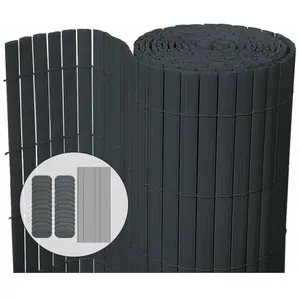Comparateur de prix : VOUNOT Canisse pvc brise vue ultra renforce avec attaches de fixation 100x300cm gris