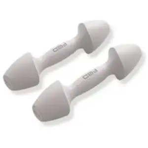 Kit 2 haltères fitness Fed 0,9 kg gris pas cher