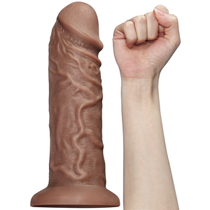 Comparateur de prix : Gode XL réaliste CHUBBY DILDO 23 x 6.5 cm Marron 