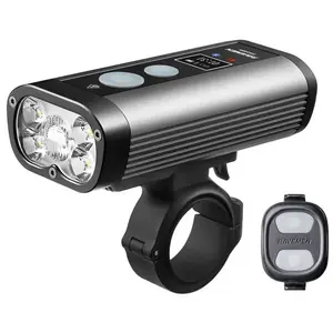 Comparateur de prix : Phare Avant - RAVEMEN - PR2400 - 2400 lumens - Batterie 8000 mAh - Rechargeable USB