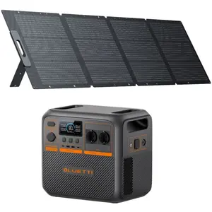 Comparateur de prix : Non communiqué Kit BLUETTI Premium 200 V2(AC270P) Station électrique professionnelle avec Panneau Solaire 200W, 2073.6Wh, générateur solaire 4 *AC 2700W