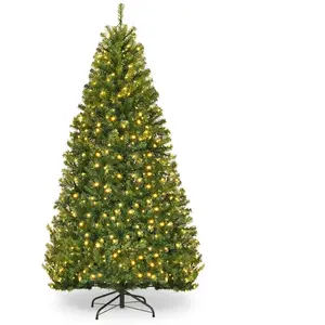 CostwaySapin de Noël Artificiel Pré-éclairé 11 Modes d'Eclairage Sapin... pas cher