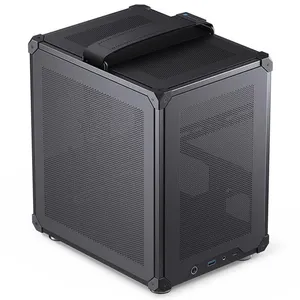 Boîtier - Jonsbo - C6 - Noir - Design élégant - Compatible avec ATX pas cher