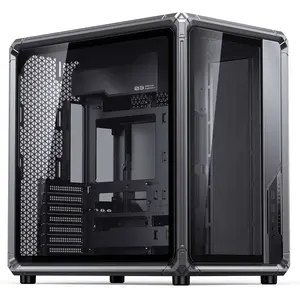 Tour midi Jonsbo X400 Boîtier PC, Boîtier, Boîtier gaming gris