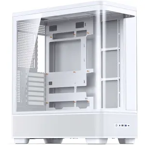 Boîtier PC Jonsbo TK-5 WHITE Midi Tower Vidrio Panorámico