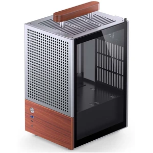 Comparateur de prix : T6 PC Gehäuse, Mini-Tower, Mini-ITX, Tempered Glass, Holz