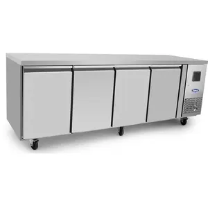 Table Réfrigérée Positive 4 Portes Profondeur 600 Atosa pas cher