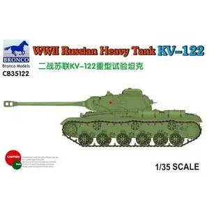 Maquette Seconde Guerre mondiale russe lourd char KV-122 1/35 - Bron...
