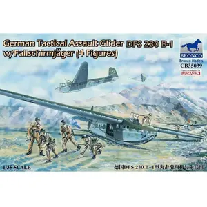 Bronco Models German Tactical Assault Glider Dfs 230 B-1 W/fallschirmjäger (4 Figures)- 1:35e - pas cher