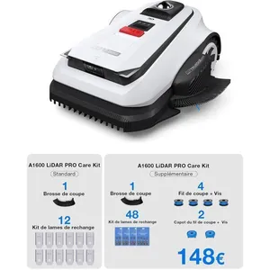 Comparateur de prix : Ecovacs Goat A1600 LiDAR Pro Care Kit Robot Tondeuse sans Fil 1600m2