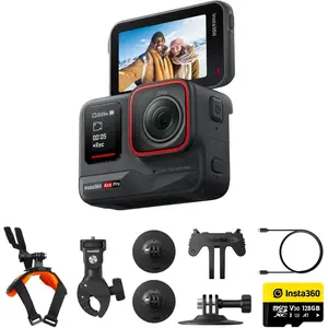 Insta360 Kit moto Ace Pro (24p, Bluetooth, WiFi), Caméra d'action, Noi...