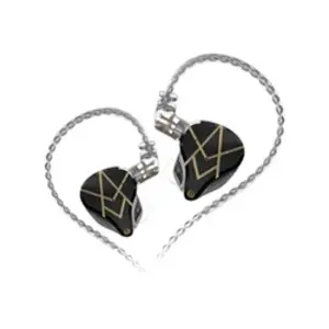 Audio KZ ASX - Ecouteurs intra-auriculaires / Moniteurs intra-auriculaires KZ 20 BA Drivers Zwart / Sans microphone pas cher