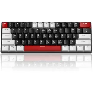 MageGee STAR 61 clavier de jeu filaire 60 %, disposition QWERTY US, co...