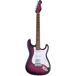 Comparateur de prix : Mooer MSC20 Pro Prune Purple guitare électrique avec housse