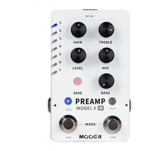 Mooer PREAMPMODELX2 - Pedale Preampli