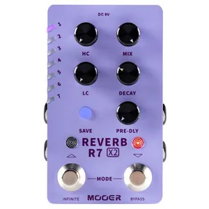Mooer R7REVERBX2 - Pedale Reverb pas cher
