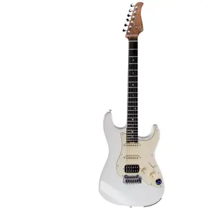 Comparateur de prix : Mooer Gtrs Guitars Professional 800 Olympic White Intelligent Guitar Avec Housse