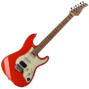 Comparateur de prix : Mooer GTRS Guitars Professional 801 Fiesta Red Intelligent Guitar avec housse
