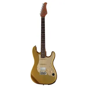 Comparateur de prix : Mooer Gtrs Guitars Standard 800 Gold Intelligent Guitar Avec Housse