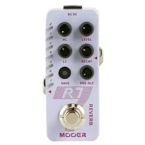 Mooer R7 REVERB - Pédale reverb - Blanc