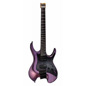 Mooer GTRS Guitars Wing 900 Aurora Pink Intelligent Guitar sans tête a...