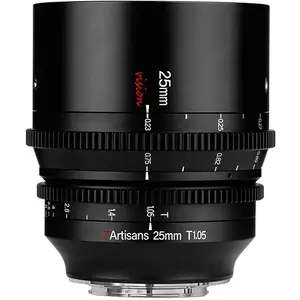 7artisans 25 mm T1.05 Panasonic/Leica/Sigma (L Mount) noir