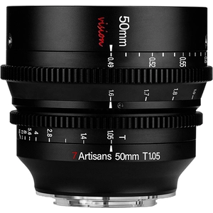 7artisans 50 mm T1.05 Panasonic/Leica/Sigma (L Mount) noir